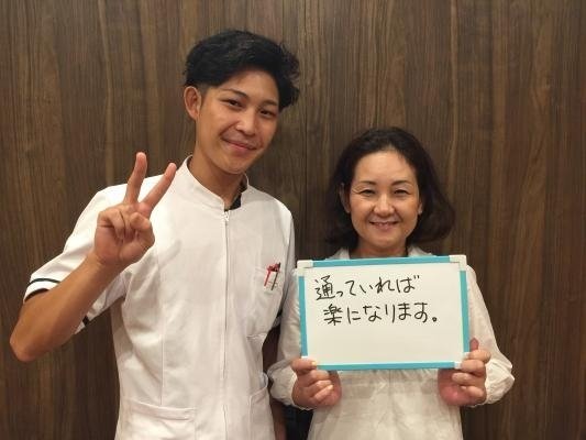 来院前と比べて睡眠出来て気分も楽になった。